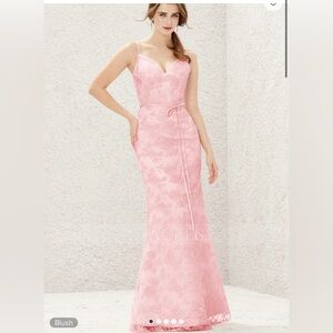 New with tags pink lace dress.